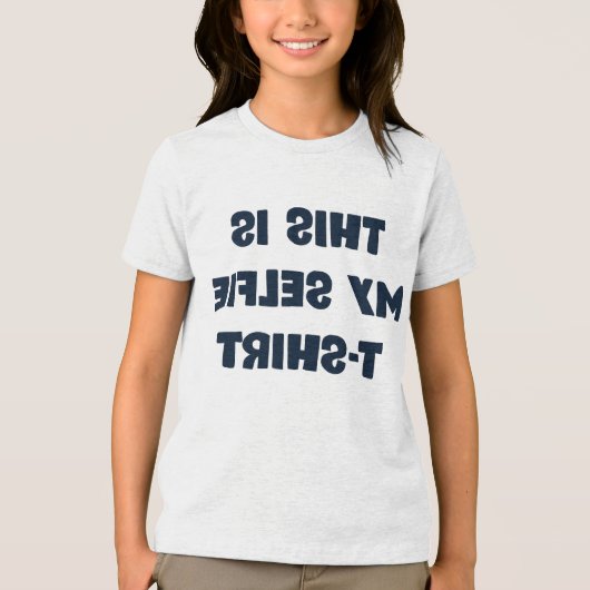 Mijn Selfie T-Shirt (Voorkant)
