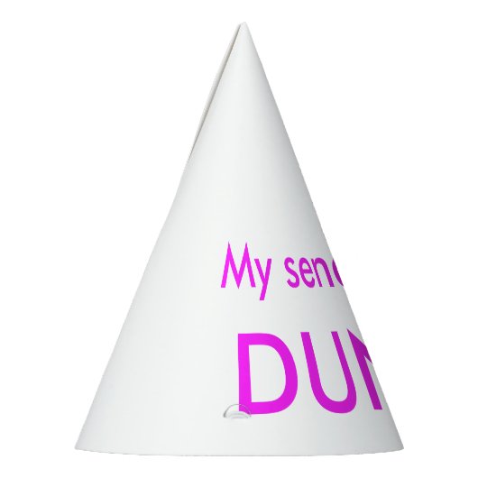 Mijn senator is een Dunce-Pet Feesthoedjes (Links)