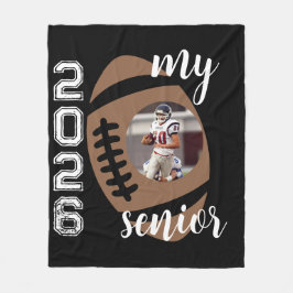Mijn Senior Custom Player Afbeelding Jaar Football Fleece Deken