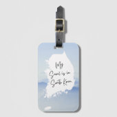 Mijn SEOUL is in ZUID-KOREA Bagagelabel (Voorkant (verticaal))