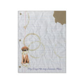 Mijn sequbone Ate Mijn Lesson Plan Notitieblok (Linkerzijde)