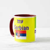 mijn Servisch Mok (Voorkant links)