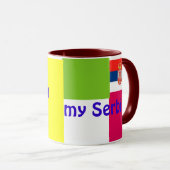 mijn Servisch Mok (Voorkant rechts)