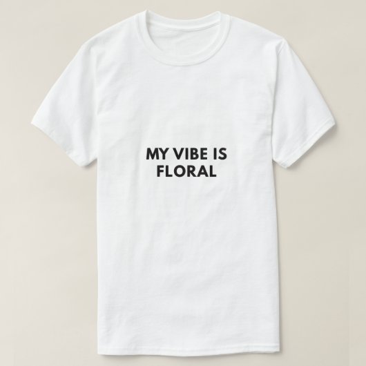Mijn sfeer is bloemig t-shirt (Design voorkant)