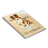 Mijn Sheltie Ate mijn thuiswerk Notitieboek (Rechterzijde)