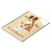 Mijn Sheltie Ate mijn thuiswerk Notitieboek (Linkerzijde)