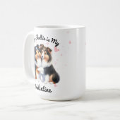 Mijn Sheltie is mijn Valentijn Koffiemok (Voorkant links)