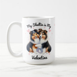 Mijn Sheltie is mijn Valentijn Koffiemok