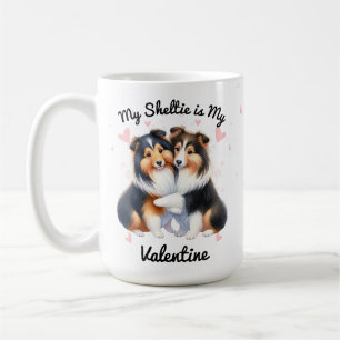 Mijn Sheltie is mijn Valentijn Koffiemok