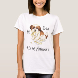 Mijn Shih Tzu Ate mijn thuiswerk T-shirt
