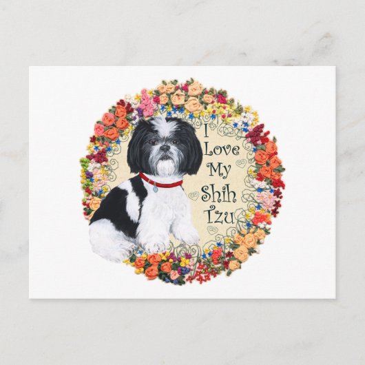 Mijn Shih Tzu Liefde Briefkaart (Voorkant)