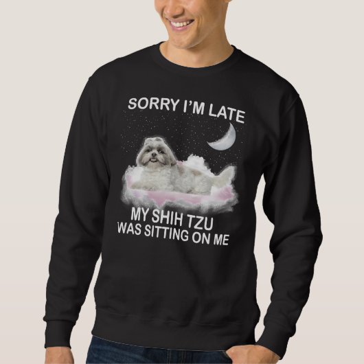 Mijn Shih Tzu zat op mij Trui (Voorkant)