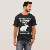 Mijn Shirt heeft Bunny Funny Animal Rabbit Lover G (Voorkant volledig)