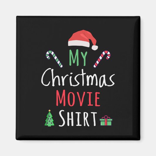 Mijn Shirt voor kerstfilm Magneet (Voorkant)