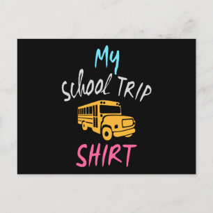 Mijn Shirt voor schoolreizen Briefkaart