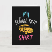 Mijn Shirt voor schoolreizen Kaart (Voorkant)