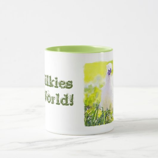 Mijn Silkies - Mijn wereld! Mok (Midden)