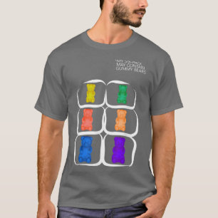 Mijn Sixpack bevat mogelijk Gummy Beer Funny Snoep T-shirt