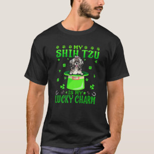 Mijn sjiitische Tzu is mijn gelukscharme St. Patri T-shirt