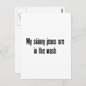 mijn skinny jeans briefkaart (Voorkant / Achterkant)