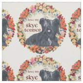Mijn Skye-terriër liefhebben Stof (Swatch)