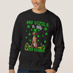 Mijn sla is mijn geluksmaakje Vizsla Dog St Patric Trui