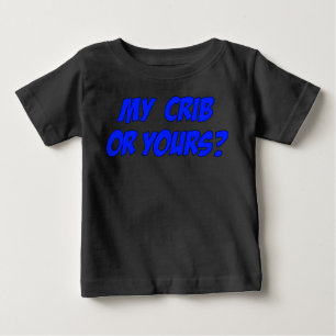Mijn slaapplek of de jouwe? Grappige babykleding