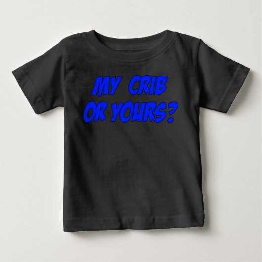 Mijn slaapplek of de jouwe? Grappige babykleding (Voorkant)