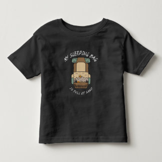 Mijn Slaapzak Zit Vol Zand Woestijnkamperen Kinder Shirts