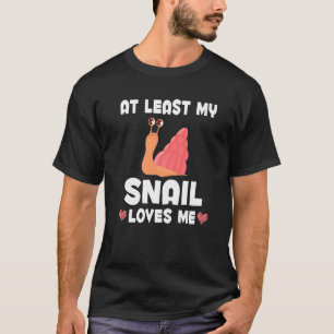Mijn slak houdt van mij vrouwen t-shirt