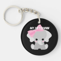 Mijn sleutelhanger Aangepaste tekst knuffel baby o
