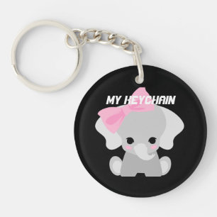 Mijn sleutelhanger Aangepaste tekst knuffel baby o