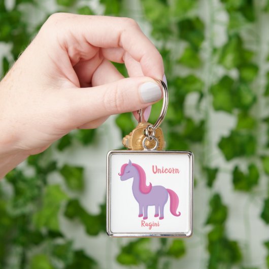 Mijn  Sleutelhanger Kleine Unicorn Naam | Ragini (Hand)