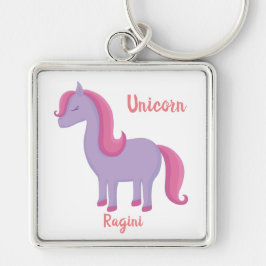 Mijn  Sleutelhanger Kleine Unicorn Naam | Ragini