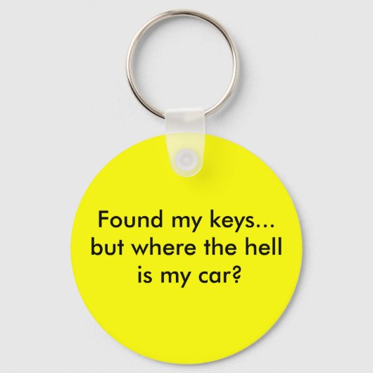 Mijn sleutels gevonden...maar waar is mijn auto in sleutelhanger (Voorkant)