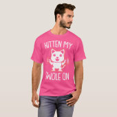 Mijn slipje op fitness - kattenweeglichaampje t-shirt (Voorkant volledig)