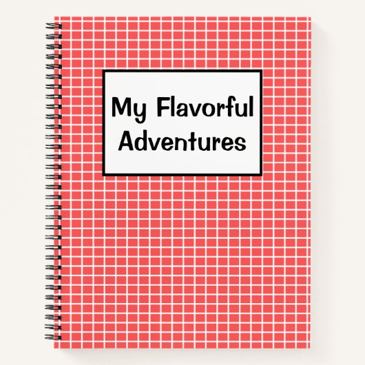 Mijn smaakvolle recepten notitieboek (Voorkant)