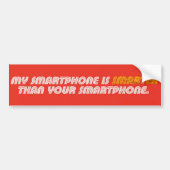 Mijn smartphone is een slimmere bumpersticker (Voorkant)