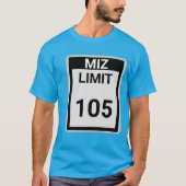 Mijn Snelheidslimiet 105 T-shirt (Voorkant)