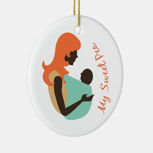 Mijn snoepje keramisch ornament (Rechts)