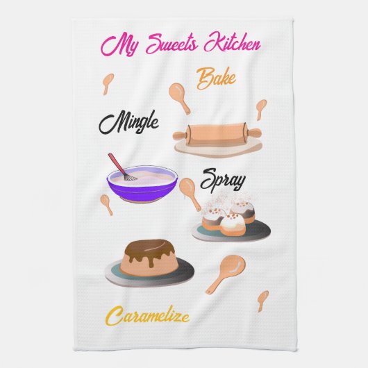 Mijn snoepjes theedoek (Verticaal)