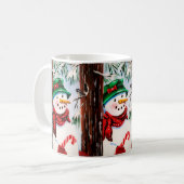 Mijn Snowman Friend Cup Koffiemok (Voorkant links)