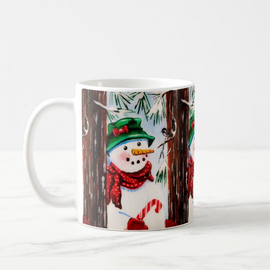 Mijn Snowman Friend Cup Koffiemok (Links)