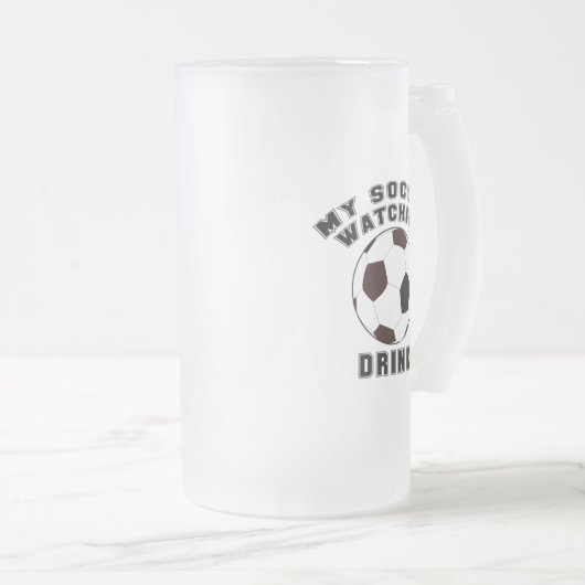 MIJN SOCCER WATCHING MATGLAS BIERPUL (Voorkant rechts)