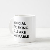 Mijn sociaal netwerk koffiemok (Voorkant links)