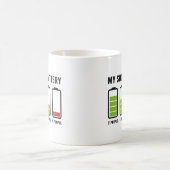 Mijn sociale batterij koffiemok (Center)