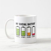 Mijn sociale batterij koffiemok (Links)