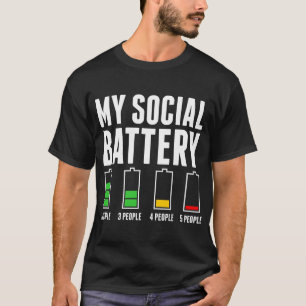 Mijn sociale batterij t-shirt
