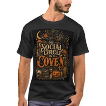 Mijn sociale kring is een Coven Halloween T-shirt,