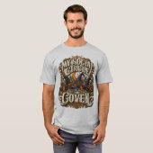 Mijn sociale kring is een coven T-shirt (Voorkant volledig)